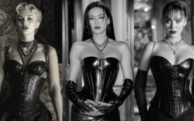 Korset kulit, fesyen ikonik yang boleh diringkaskan dengan satu perkataan: sangat garang!